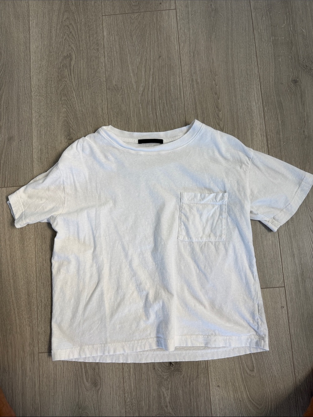Jenni Kayne vintage pocket tee in white